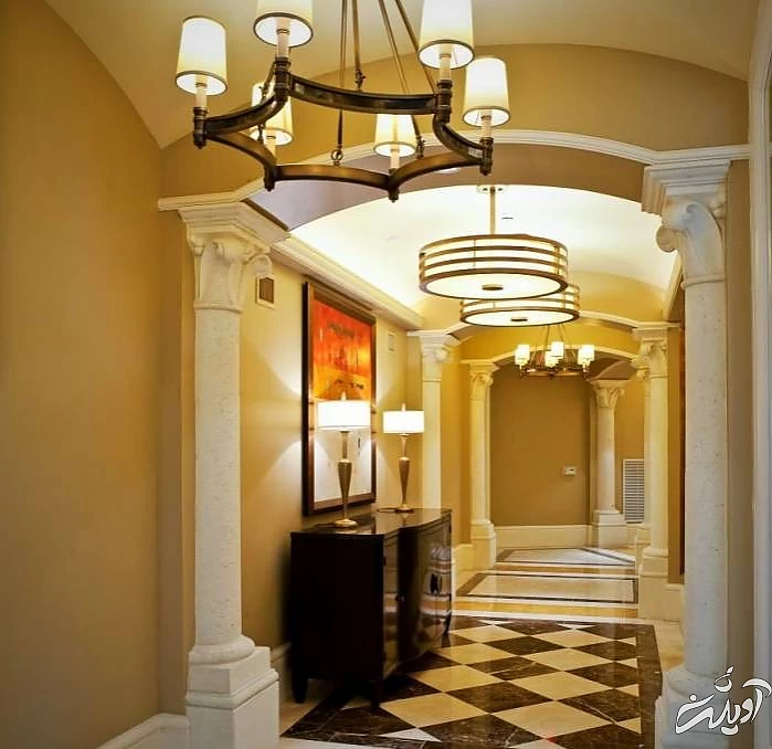 نورپردازی و دکوراسیون راهروها نورپردازی راهرو